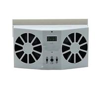 Raffreddatore d'Aria Evaporativo per Auto, Ventola di Raffreddamento per Auto, Scarico di Ventilazione Alimentato a Energia Solare e a Batteria, Finestrino Automatico Anteriore/Posteriore