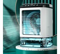 Raffreddatore d'aria evaporativo Raffreddatore d'aria evaporativo Ventilatore portatile per condizionatore d'aria 3 velocità del vento per dispositivo di raffreddamento evaporativo domestico WHITE