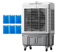 Raffreddatore d'aria evaporativo - Raffreddatore portatile a 3 velocità con oscillazione di 120° e serbatoio di grande capacità per un raffreddamento efficiente in casa, ufficio o negozio