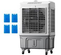 Raffreddatore d'aria evaporativo - Raffreddatore portatile a 3 velocità con oscillazione di 120° e serbatoio di grande capacità per un raffreddamento efficiente in casa, ufficio o negozio