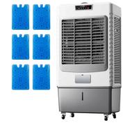 Raffreddatore d'aria evaporativo - Raffreddatore portatile a 3 velocità con oscillazione di 120° e serbatoio di grande capacità per un raffreddamento efficiente in casa, ufficio o negozio