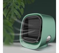 Raffreddatore d'aria Ori Breeze, condizionatore Oribreeze, condizionatore da tavolo Ori Breeze con ventola di raffreddamento con luce notturna Piccolo condizionatore portatile da tavolo(Green)