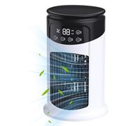 Raffreddatore D'aria Personale,Raffreddatore Evaporativo Portatile | Umidificatore Ventilatore Rinfrescante 6 Velocità Regolabile per Camera da Letto Campeggio Studio Viaggio