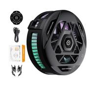 Raffreddatore Del Telefono Cellulare - Shark MagCooler Pro Magnetic Phones Fabrice Di Raffreddamento | Anello Magnetico E Clip Compatibile | Radiatore Del Telefono Cellulare Con Clip Retrattile Per