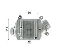 Raffreddatore dell'aria di sovralimentazione MAHLE CI 187 000P 5 (F10) 4.4 2010-