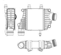 Raffreddatore dell'aria di sovralimentazione MAHLE CI 410 000P per XE 2 2017-