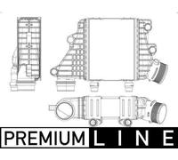 Raffreddatore dell'aria di sovralimentazione MAHLE per DISCOVERY SPORT 2 2014-