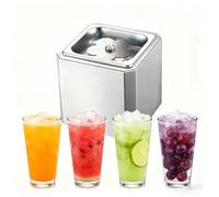 Raffreddatore di Bicchieri Alta Capacità 600 Bicchieri/Ora & Ghiacciatore CO2 Rapido, Congela a -45°C Istantaneamente, Basso Consumo 25g/Bicchiere, Commerciale per Bar e Pub(Upgraded)