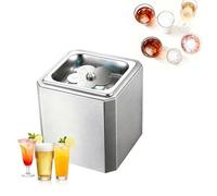 Raffreddatore di Bicchieri da Bar & Macchina per Brina Rapida, Sis-tema Commerciale a CO2 Congela 600 Bicchieri/Ora, Custodia Acciaio Inox 304 per Durabilità in Ambienti Esigenti(Upgraded)