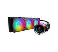 Cooler Master MasterLiquid 360 Ion CPU Cooler Liquid - Display LCD 2,1", Raffreddamento Ad Acqua AIO, Pompa Doppia Camera Gen X, Ventole Mobius 120P ARGB, RGB Gen 2 Indirizzabile, Staffe LGA1700 e AM5
