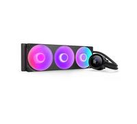 NZXT Kraken Plus 360 RGB - Raffreddamento liquido AIO CPU - Radiatore 360mm - Ventola F360 RGB - LCD quadrato 1,54" personalizzabile - AMD® AM5, AM4 - Intel® LGA 1851/1700, 1200/115X - Nero