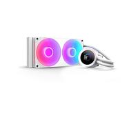 NZXT Kraken Plus 240 RGB - Dissipatore a liquido AIO per CPU - Radiatore da 240mm - Ventola singola F240 RGB Core - LCD quadrato da 1,54" - AMD® AM5, AM4 - Intel® LGA 1851/1700, 1200/115X - Bianco