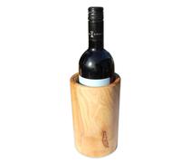 Raffreddatore Di Vino Rotondo In Legno Di Olivo