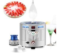 Raffreddatore for bicchieri da vino 2 in 1+Macchina for ghiaccio secco,Produzione veloce,Abbattimento rapido,Gelato in vetro Co2 for tazze e bicchieri,Raffreddatore for bevande istantanee