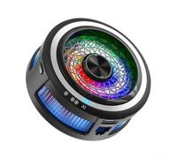 Raffreddatore magnetico migliorato con intelligenza artificiale con gestione termica reattiva e personalizzazione della luce RGB per giocatori mobili (nero)