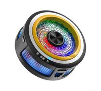 Raffreddatore magnetico migliorato con intelligenza artificiale con gestione termica reattiva e personalizzazione della luce RGB per giocatori mobili (nero arancione)