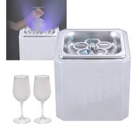Raffreddatore per Bicchieri da Birra, 4-6 Secondi/Bicchiere con Luce LED, Raffreddatore Istantaneo per Bicchieri di Vino, Bevande Miste E Succhi, Raffreddatore per Bicchieri di Vetro Ideale per Bar