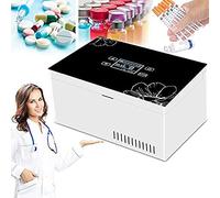 Raffreddatore per insulina portatile,Raffreddatore per insulina con funzionamento intelligente, di allarme a 3 gradi,Frigorifero a temperatura costante per farmaci 0-18°C,Batteria a 2