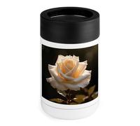 Raffreddatore per lattine fosforescenti, 340,2 g, isolato, in acciaio inox, con coperchio in acciaio inox, regalo per uomini e donne, compleanno, Natale