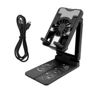 Raffreddatore per tablet con funzionamento silenzioso, supporto di raffreddamento per cellulare con sistema di raffreddamento a 5 strati, design