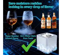 Raffreddatore per Tazze Commerciale a CO2 & Raffreddatore per Bicchieri da Birra, Congelamento Istantaneo a -45°C con Un Tocco, Alimentato a CO2 per Nightclub, Bar e Food Truck(Upgraded)