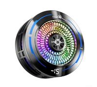 Raffreddatore per telefono a semiconduttore con clip posteriore magnetica per giochi mobili, ventola compatta in ABS per evitare il surriscaldamento durante lunghe sessioni di eSport, colore nero (C)
