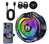 Raffreddatore per Telefono Mini Ventola di Raffreddamento Portatile, | Raffreddatore Magnetico Cellulare per Live Streaming, Vlogging all'aperto, Giorni Caldi Estivi