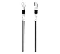 Raffreddatore per vino in 2 pezzi, bottiglia in acciaio inox, accessori 3 in 1, regali per uomini e amanti