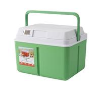 Raffreddatore portatile - Mini contenitore refrigerante 5 l 8 l verde con indicatore di temperatura integrato | Contenitore isolato per il pranzo campeggio picnic all'aperto robusto durevole e fresco