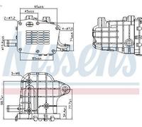 Raffreddatore, ricircolo dei gas di scarico NISSENS 989481 DS5 2 2013-2015
