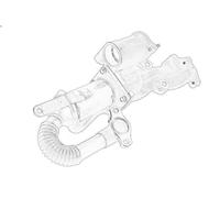 Raffreddatore, ricircolo dei gas di scarico OE RENAULT per KANGOO 1.5 2005-2010