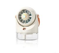 Raffrescatore Ad Acqua USB 100ml Anti-Perdita(Rice white) | Tre velocità regolabili, flusso d' personalizzato, ideale per scrivania e spazio piccolo