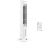 Raffrescatore D'aria 3-IN-1, Torre, Serbatoio 3 Litri, Portatile, Bianco.