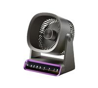 Raffrescatore D'aria Portatile Silenzioso 4 Velocità Ventilatore a Batteria Ricaricabile 4000mAh Basso Consumo per Casa, Ufficio, Campeggio, Pesca