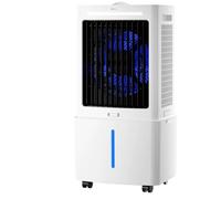 Raffrescatore d'Aria Portatile, Ventilatore Condizionatore con Serbatoio Acqua 25L e Telecomando, Raffreddamento Evaporativo a 3 Velocità, Oscillazione 120° e Timer 12H, per Casa e Ufficio