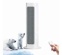 Raffrescatore D'aria Ricaricabile Breezamax 2026, Piccolo Condizionatore Portatile Ventilatore Silenzioso Per Ufficio, Modalità Doppia Orizzontale E Verticale Da Scrivania, 3 Velocità Ultra-sil white