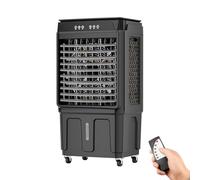 Raffrescatore Evaporativo Portatile, Condizionatori con Ampio Serbatoio, Oscillazione a 120°, 3 Velocità, Timer 12 Ore, Telecomando, per Uso Interno, Esterno, Patio, Garage(89x44x34cm/35x17x13in)