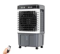 Raffrescatore Evaporativo Portatile da 80 W, 3 in 1 con Ampio Serbatoio D'acqua, Telecomando, Timer 12 Ore, 3 Velocità, Condizionatori per Uso Interno e Camera da Letto(90x43x32cm/35x17x13in)