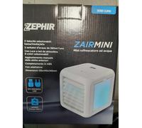Zephir, Raffrescatore ad Acqua Mini, 3 velocità, 2 Serbatoi d'acqua da 360 ml, Luce Led con 8 Colori, Struttura in ABS, con Adattatore USB