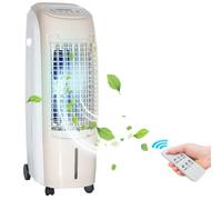 Bakaji Raffrescatore Rinfrescatore Ventilatore Umidificatore Inizzatore d'aria Air Cooler Massima Potenza Raffreddamento Serbatoio 15 Litri Ghiaccio Acqua Filtro Antipolvere Timer e Telecomando