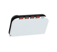 RAFGALDEX 2 Copertura Dock Operazioni ottimizzate Feel for Fitness, White | Rivestimento anti-impronte Resistente alle macchie Pulisci Le operazioni ottimizzate durano a lungo