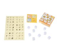 RAFGALDEX Gioco da Tavolo Creative Story Dices, Giocattolo Happy Story | Dadi da gioco puzzle, gioco narrazione dadi multifunzionali, giocattolo cubi storie, cubi narrazione
