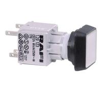 RAFI 1.30.070.001/1002 X 16 130070001/1002 Pulsante Piatto Trasparente 1 pz.