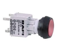 RAFI 1.30.070.021/1002 X 16 130070021/1002 Pulsante Piatto Trasparente 1 pz.