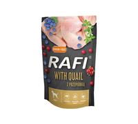 RAFI Alimento umido per cani con quaglia, mirtilli e mirtilli rossi 500g