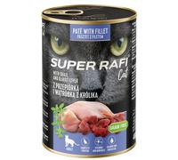 DOLINA NOTECI Super Rafi Cat P&F con quaglia e fegato di coniglio 24x400 g