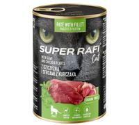 DOLINA NOTECI Super Rafi Cat P&F con selvaggina e cuori di pollo 24x400 g