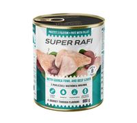 RAFI Super con pernice e fegato di manzo 800g paté per cani