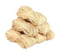 Rafia artigianale, nastro, 300g Raffia Paper Decorative Ribbon, Porta il tuo rifugio di nozze a nuove vette. Un pratico set di 6 fasci da 50 g ciascuno, totale di 300 g, per una va