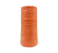 rafia lucida tre Sfere in rocca da 250g - lunghezza 300m - per borse handmade (arancio - 06)